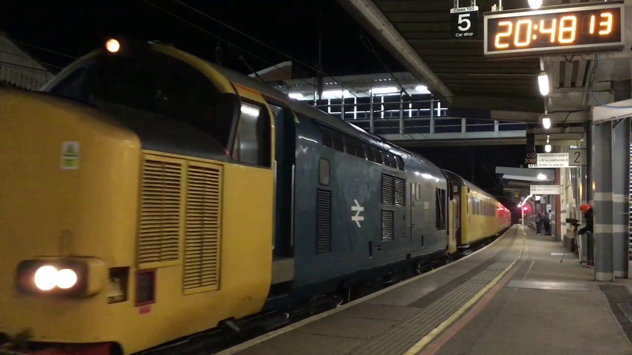 Colas Rail 37610 and 37612 arrive and leave Ipswich on 1Q99 - YouTube