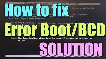 Fix BOOT\BCD Error in Windows 11/10/8 I SOLUTION 2025