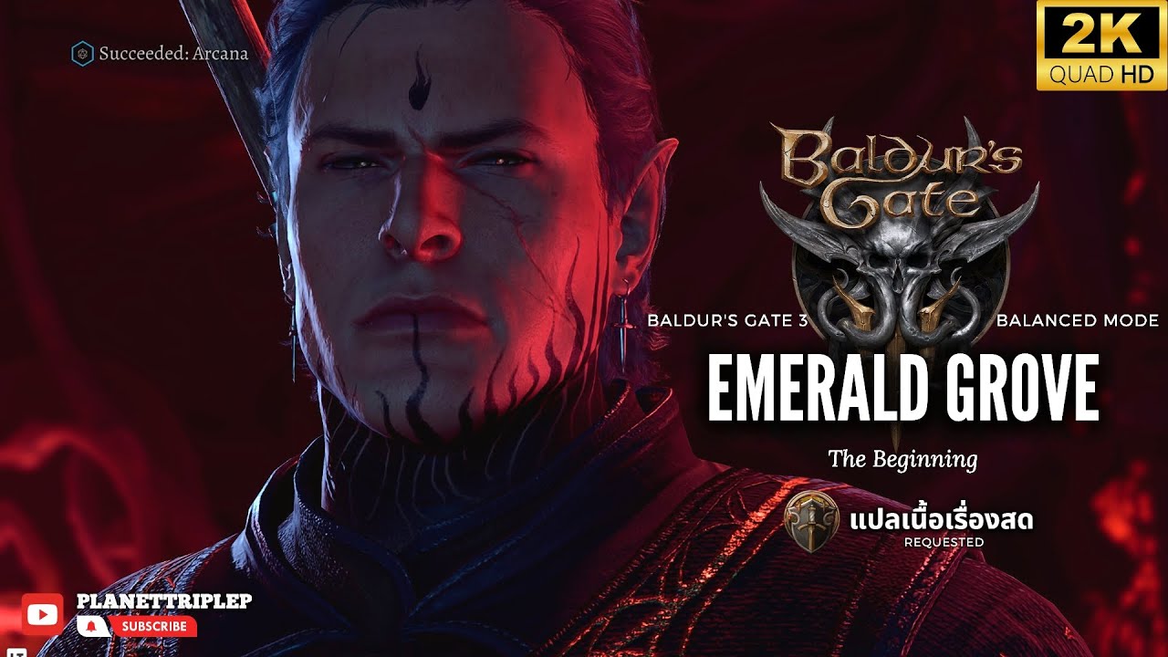 Baldur's Gate 3 : พบปะคณะเดินทางที่ Emerald Grove - [ ACT 1 ] : Chaotic Good Paladin #1