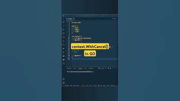 Using context.WithCancel() in Go to Control Goroutines!  #coding #golang #concurrency #context