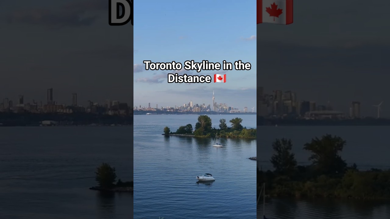 4K Drone Over Lake Ontario 🌿 Toronto Skyline & Nature View 
