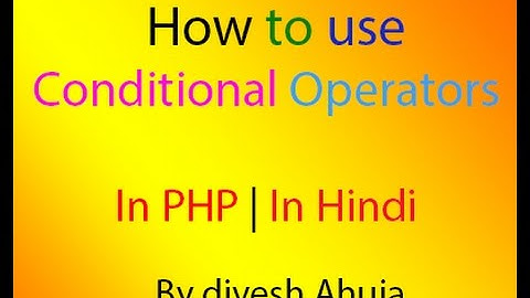 Conditional Statements In PHP | In Urdu - Part -1
