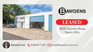 Recently Leased |18/35 Foundry Road, Seven Hills Recently Leased |18/35 Foundry Road, Seven Hills