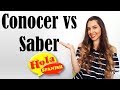 Conocer vs Saber | HOLA SPANISH | BRENDA ROMANIELLO