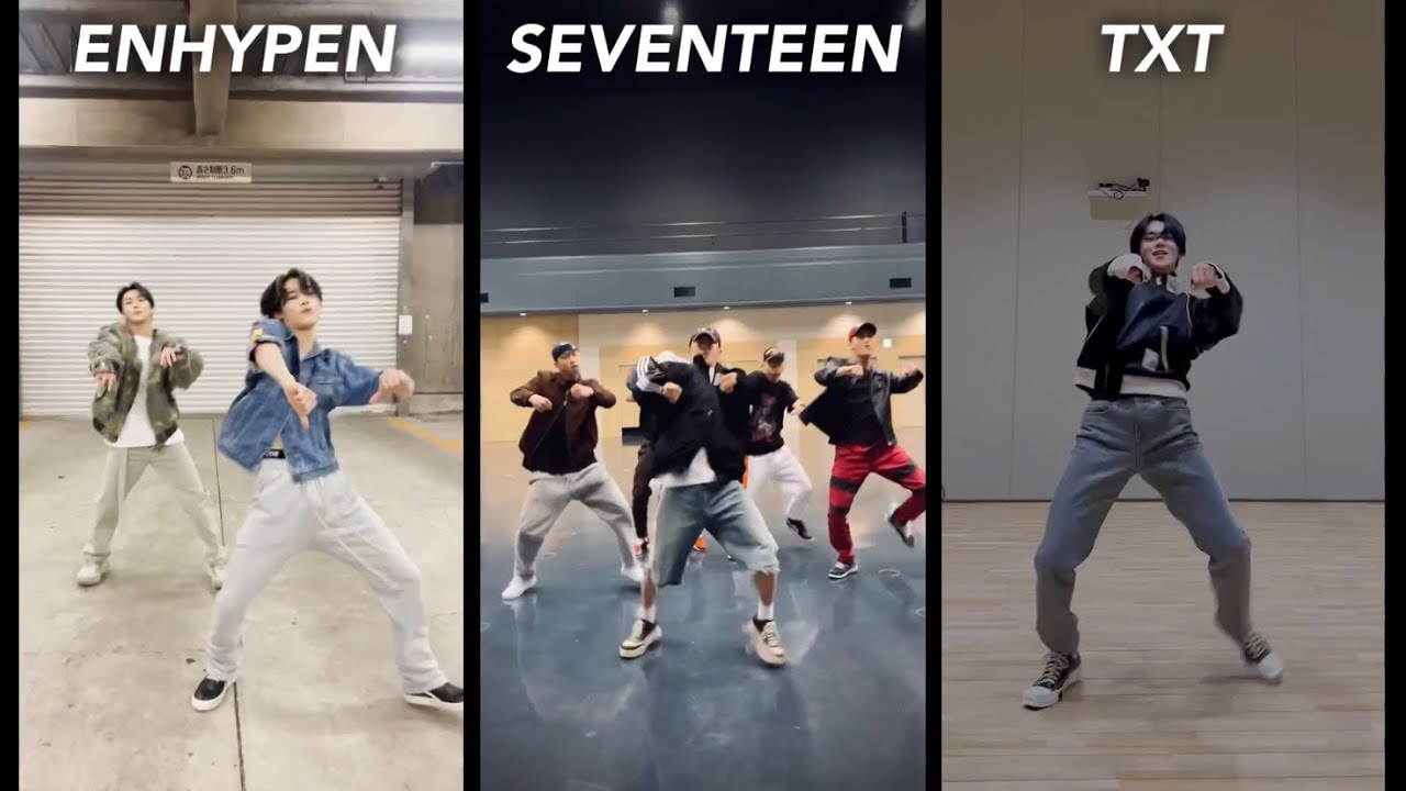 【ダンス比較】Run BTS challenge 〜with HYBE family〜