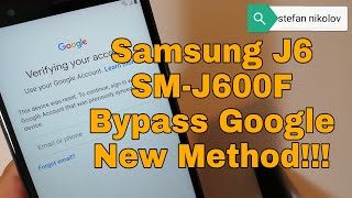 Boom!!! Samsung J6  /SM-J600F/. Remove google account,Bypass FRP.