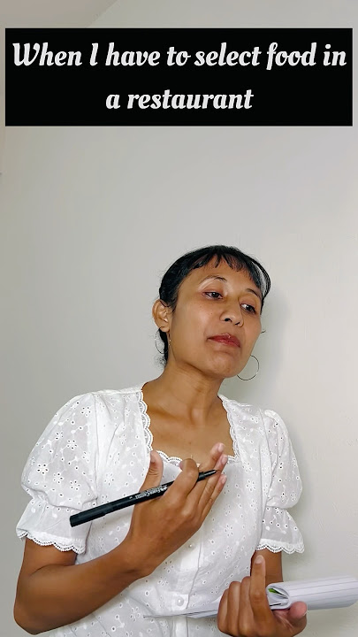 Issue at the restaurant #restuarants #menu #shorts