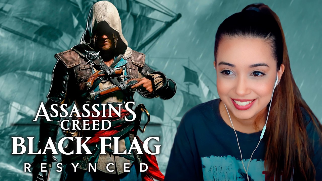 MEU PRIMEIRO ASSASSIN'S CREED! | AC Black Flag Resynced | Gameplay em PT-BR no PS5