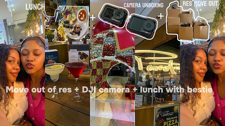 #VLOGMAS: ep1 we got a camera🥹! DJI action 5 pro unboxing + moving out of res + lunch with bestie 
