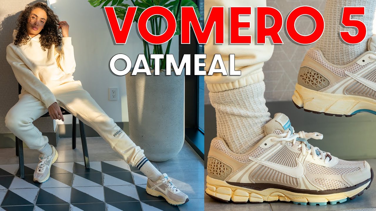 Movilizar Fuera sutil THE NIKE VOMERO 5 IS BACK! Nike Zoom Vomero 5 Oatmeal On Foot Review and  How to Style - YouTube