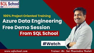 Azur Data Engineering Training from SQL School I #azure #dataengineer #freedemo