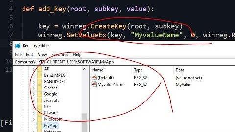 how to add new key to windows registry using python