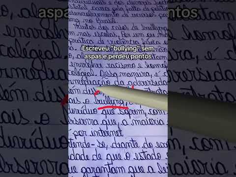 Bullying sem aspas na redação