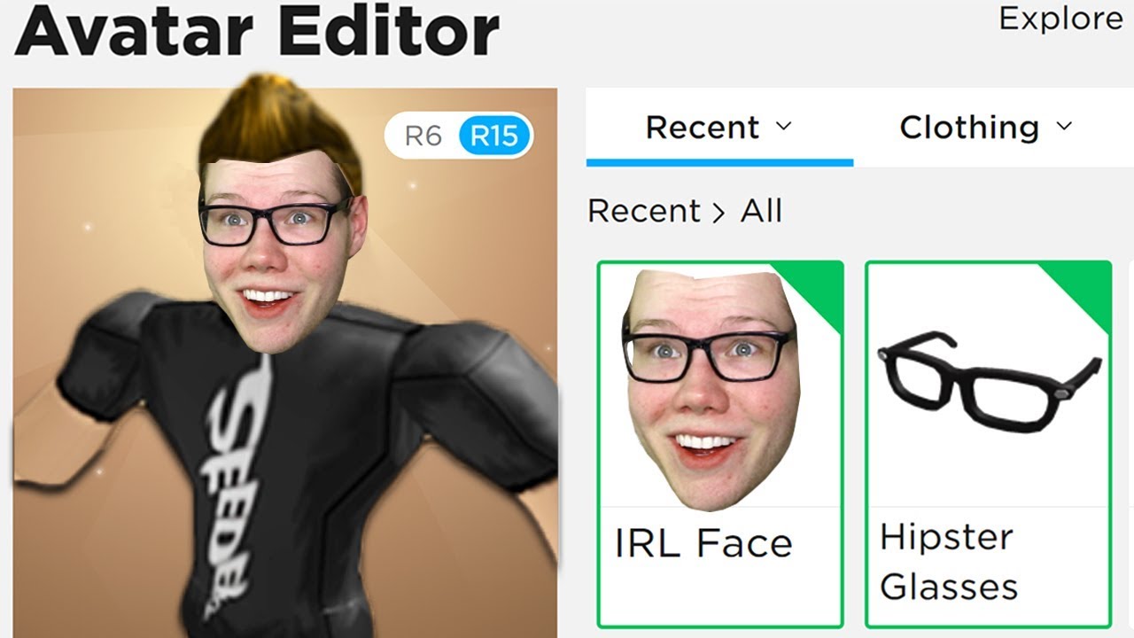 Making My In Real Life Roblox Avatar Youtube - i made my real life face in roblox