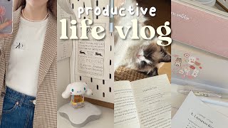 productive life vlog  being productive, ice skating, studying (ft. MUNBYN)