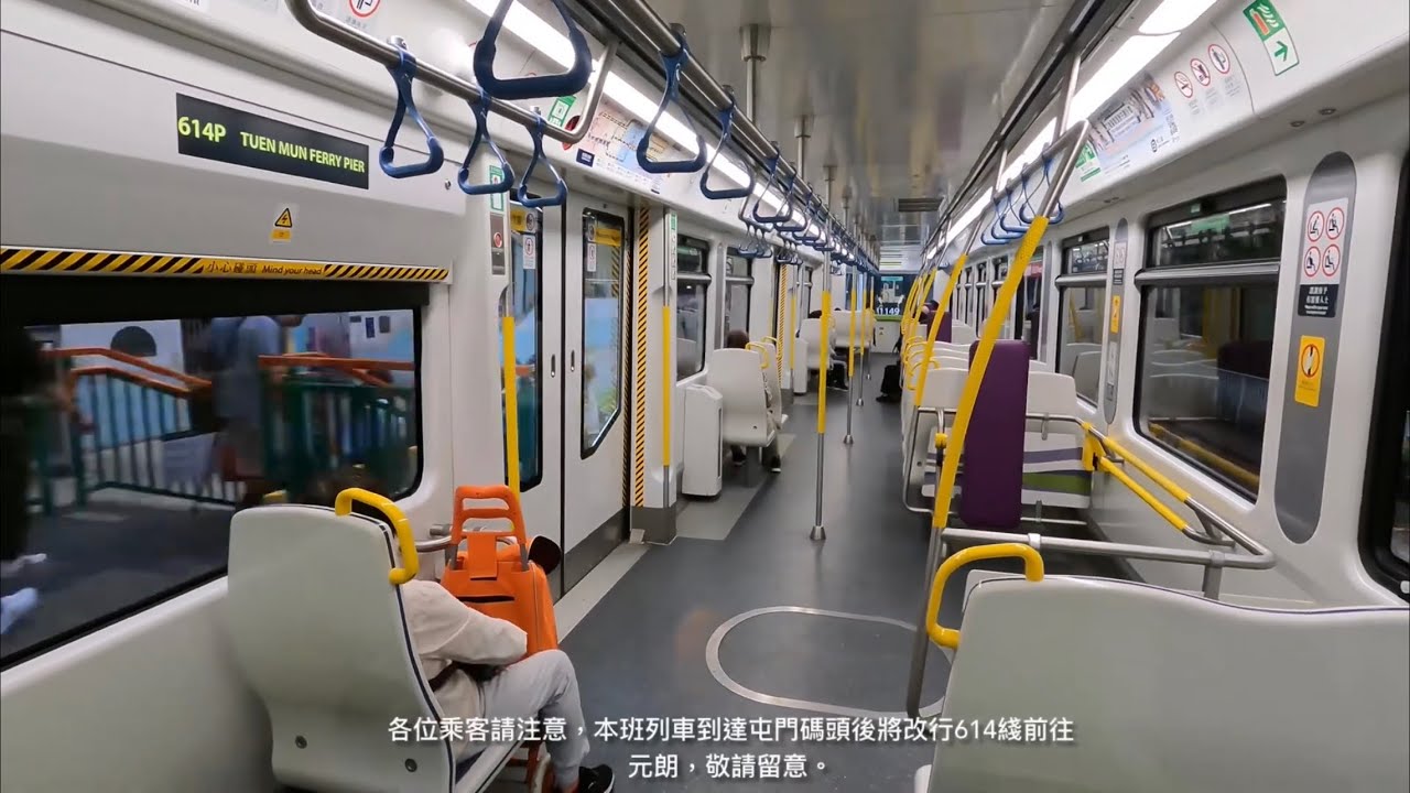 輕鐵第五期列車 1149+1218@614P➡️614 屯門泳池至屯門碼頭