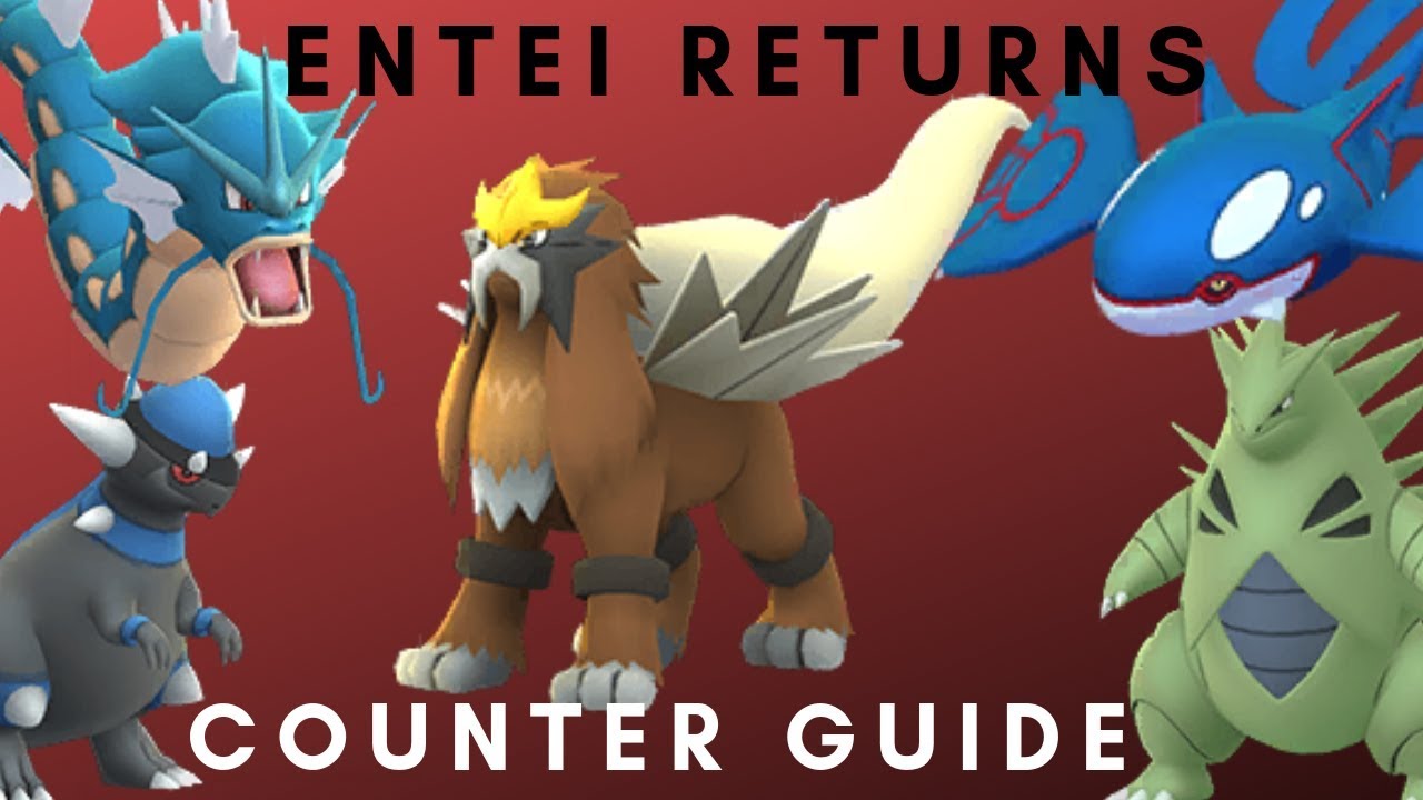 Entei Counters + New Pokemon?