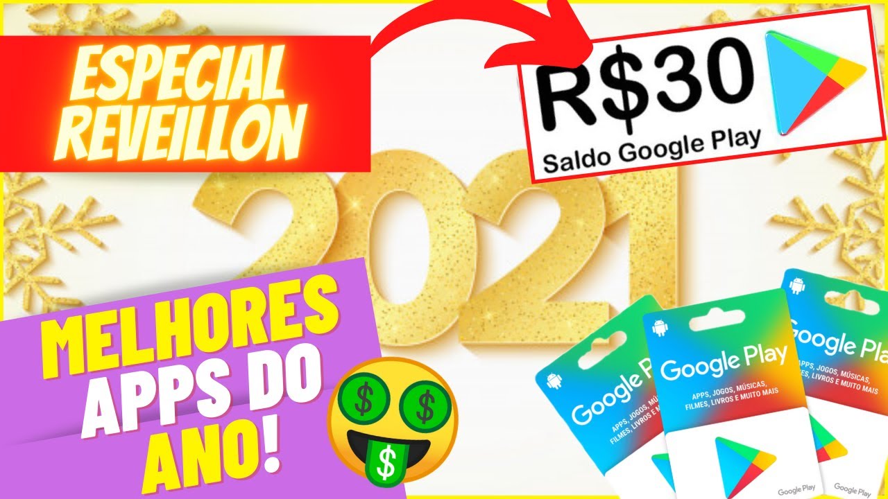 MELHORES APPS DO ANO! PARA GANHAR GIFT CARD GRÁTIS NA GOOGLE PLAY STORE ...