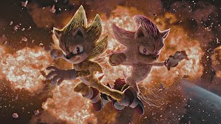 Sonic y Shadow haciendo la pose en Supers 🥵| Sonic 3: La Película (2024) | Clip Español Latino