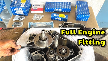 Bajaj Discover bike 125  full engine fitting and Original parts _ qasim auto