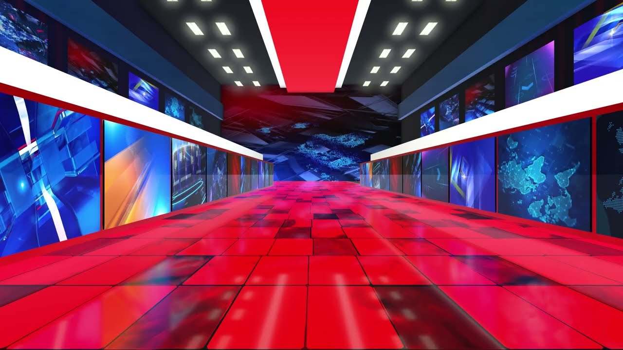 News Studio Background Footage Free | MTC TUTORIALS