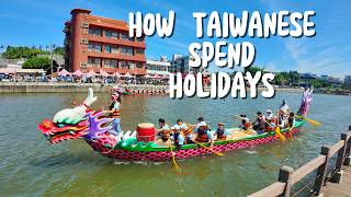 Travel vlog - A Relaxing Holiday in Taiwan🇹🇼Melon Festival & Dragon Boat Festival,Local Food and Coastal Views