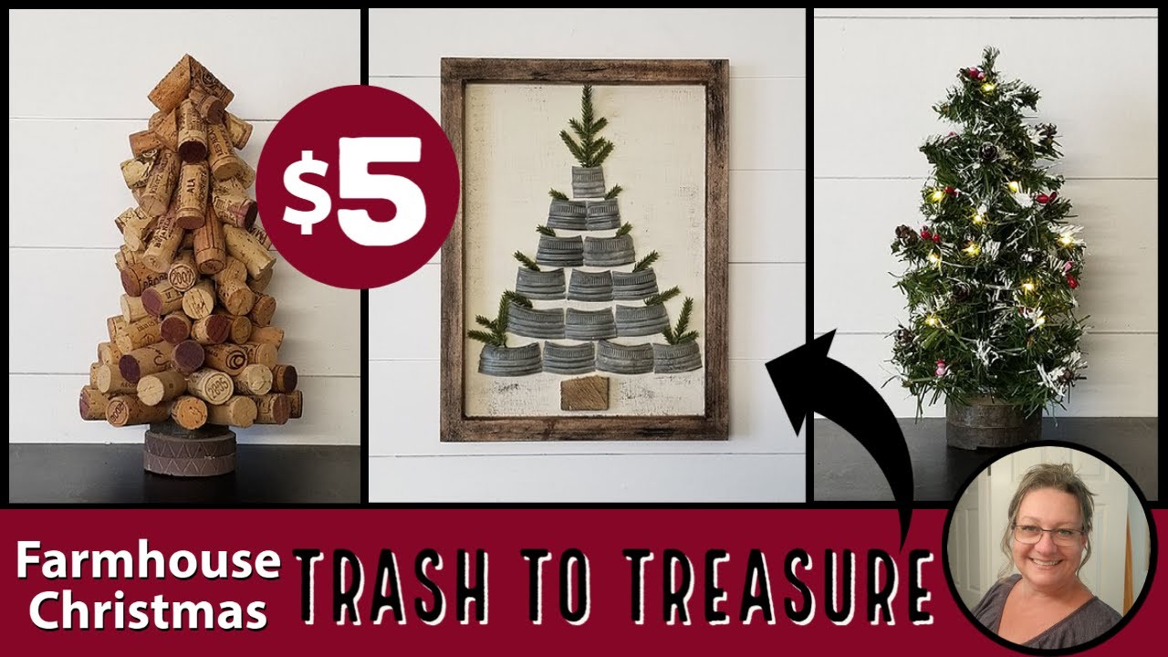 5 Thrift Store FlipsFarmhouse Christmas TreesEasy Christmas Tree