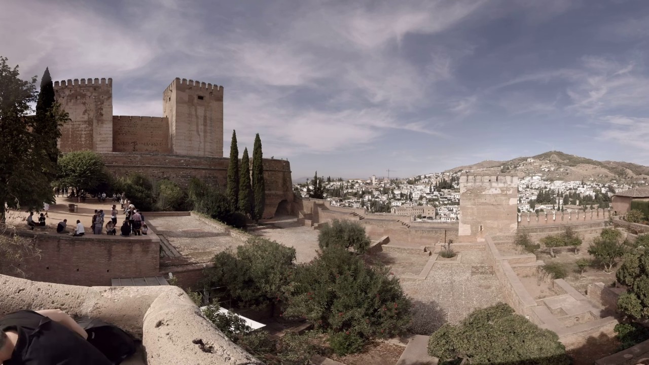 360 video: View from Alhambra, Granada, Spain
