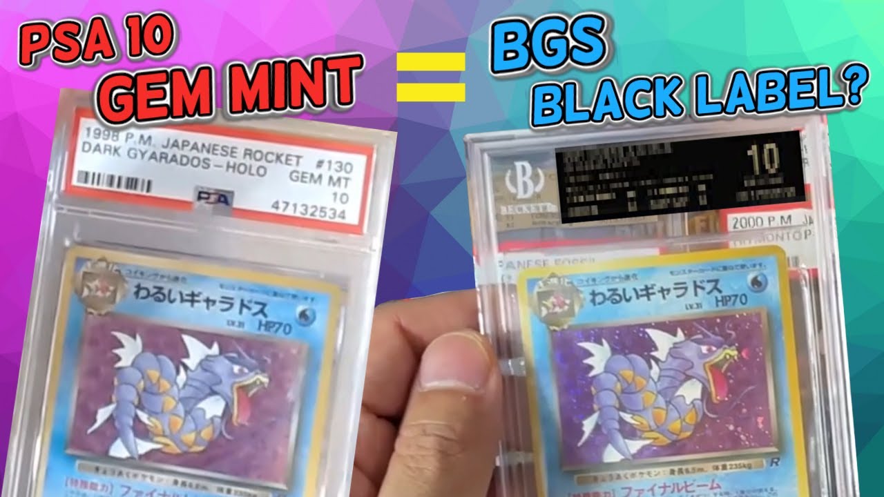 Download PSA BGS Crossover Grading! Does PSA Gem Mint 10 equals to Beckett Black Label?