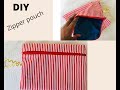 DIY  Lined Zipper pouch Tutorial / Quick and Easy DIY / Gift ideas