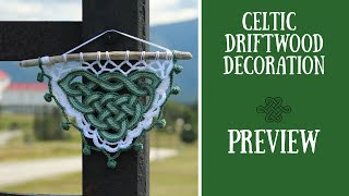 Easy Crochet Project - Celtic Knot Wall Hanging Preview