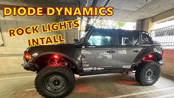 BRONCO ROCK LIGHTS INSTALL - DIODE DYNAMICS | The Bronco Adventures