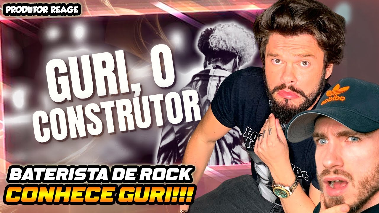 (ELE FICOU EM CHOQUE C A MÉTRICA) baterista de ROCK REAGE GURI, O CONSTRUTOR 🔨