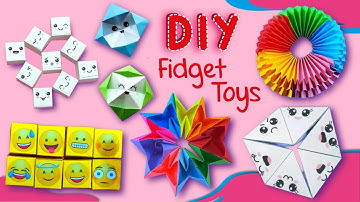 7 Magic Infinity FIDGET TOYS - DIY Origami Toys and Cubes - Viral TikTok Videos - COOL PAPER CRAFTS
