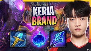 LEARN HOW TO PLAY BRAND SUPPORT LIKE A PRO | T1 Keria Plays Brand Support vs Karma  Season 2023