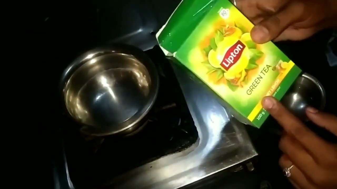 How to make lipton green tea 🍵, using loose leafs . लिप्टन ग्रीन टी बनवा अश्या पद्धतीने 