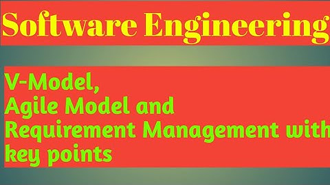 V-Model,Agile Model/ntaugcnet/software engineering/Computer Science/CompTechy
