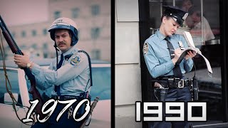 Evolution of the US Police - 1890-2020, colorized