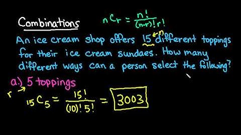 Combinations TI-Nspire