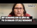 Irse de Morena en 2024 por no tener candidatura sería aliarse con la oligarquía: Citlalli Hernández