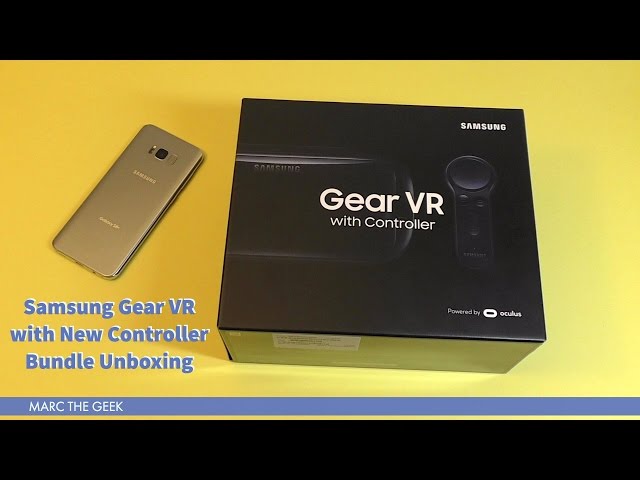 Samsung Gear VR with New Controller Bundle Unboxing - YouTube