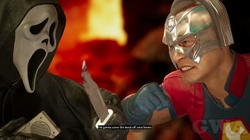 Ghostface Vs Peacemaker All Intro Dialogue 【Mortal Kombat 1】
