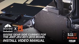 5.11 Tactical JEEP JKURubicon Full Goose Gear Side Cubbies Install Video