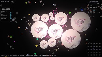 PARTY AGARIO MOMENTS COMPILATION // AGARBOT.OVH // 132 MASS HACK BOTS