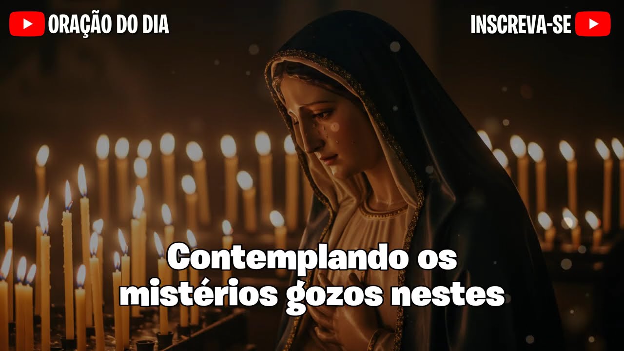 TERÇO DE HOJE 02/03/2026 - SEGUNDA-FEIRA - MISTÉRIOS GOZOSOS: SANTO TERÇO