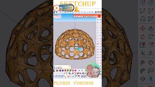 SketchUp Plugin Voronoi — генератор уникальных органических форм