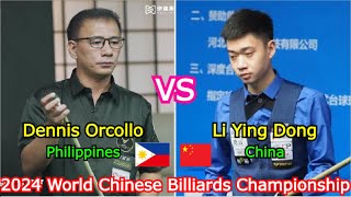 Dennis Orcollo VS Li Ying Dong | 2024 World Chinese Billiards Championship - Race To 9