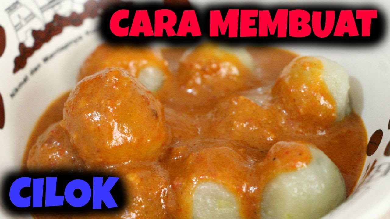How To Make Cilok (Indonesian Snack) | Cara Membuat Cilok - YouTube