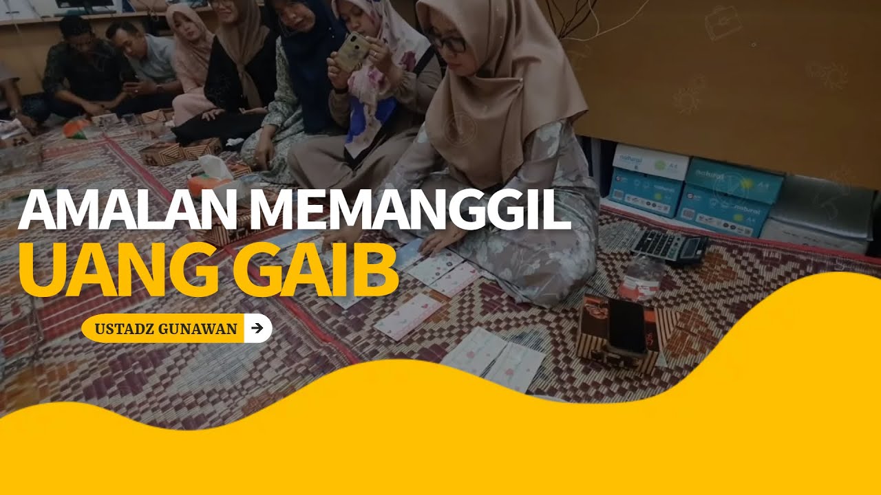 UG : HEBOH, jamaah mengamalkan ayat PEMANGGIL UANG dan PERHATIKAN apa yang Terjadi SAAT ITU JUGA!!!