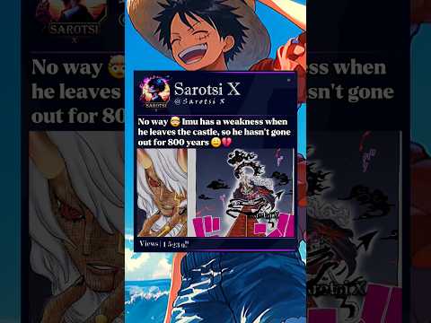 Was it necessary to create a weakness for Imu💔 #imu #elbaph #onepiece